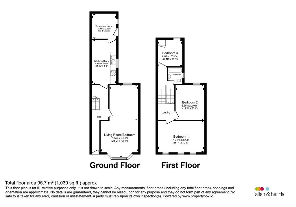 263, Moorland Road, Cardiff floorplan