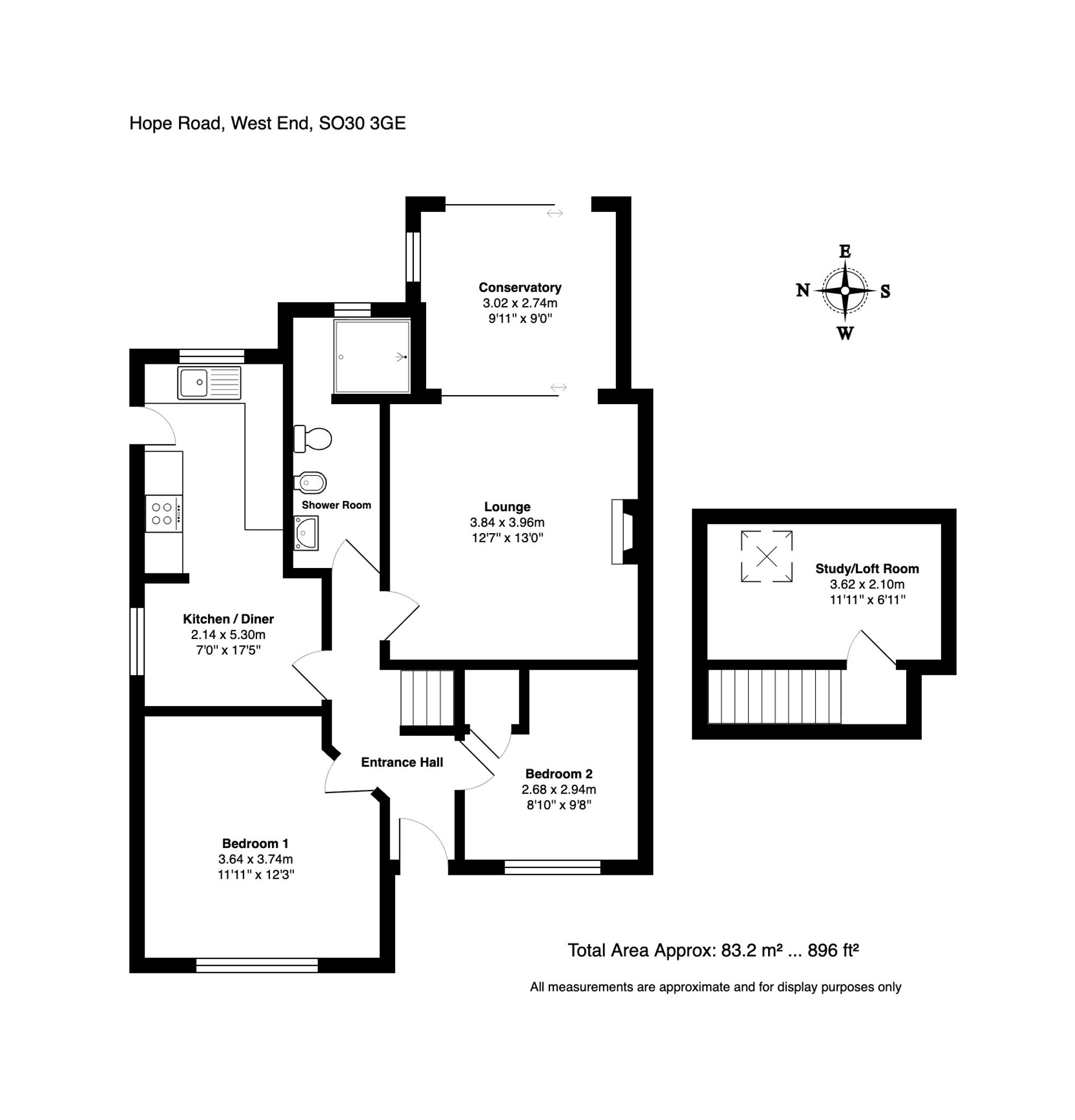 25 Hope Road, Southampton floorplan