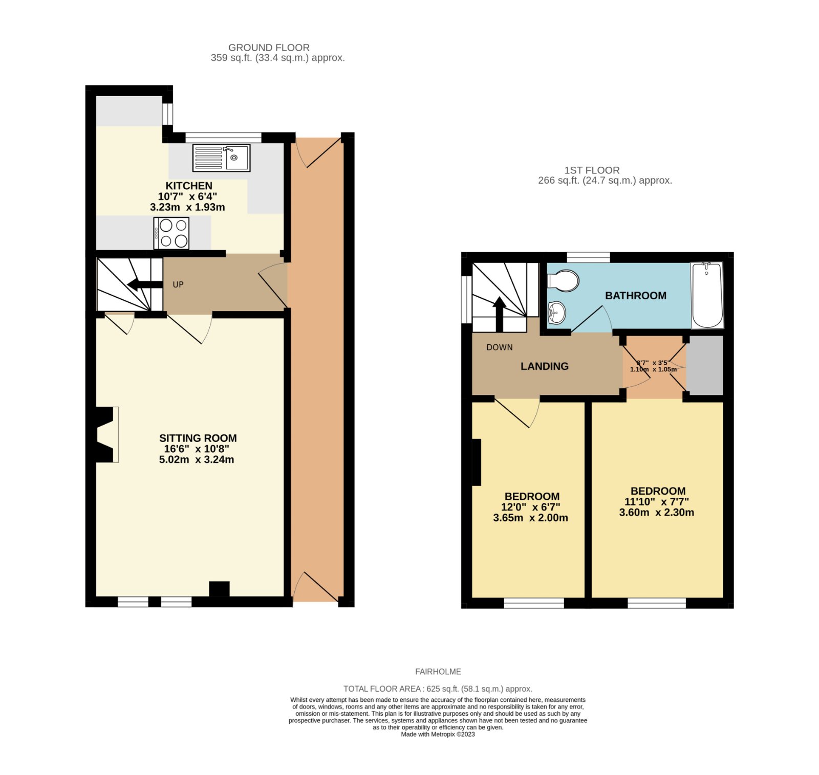 Fairholme,, West End, Cheltenham floorplan