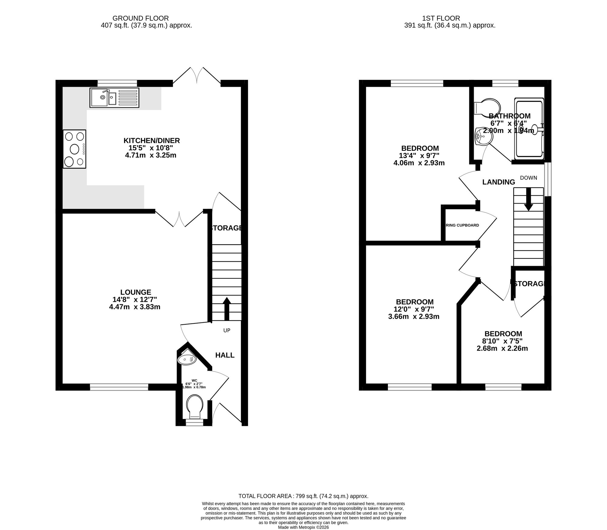 2 Old Hall Close, Newport floorplan