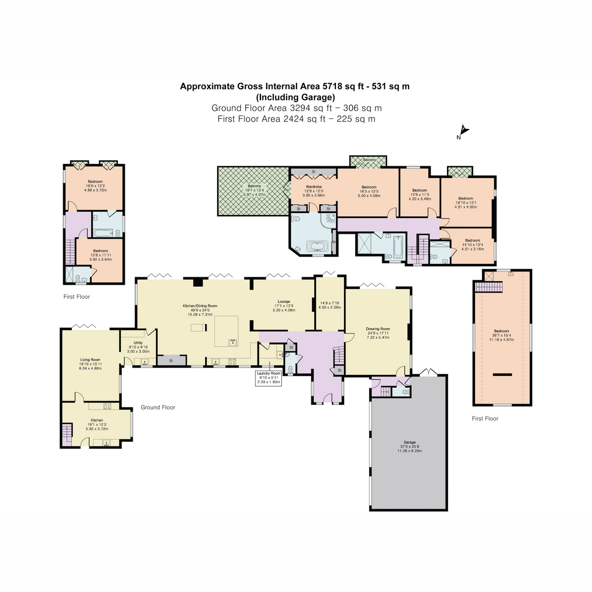 Beechlands, Tydcombe Road, Warlingham floorplan