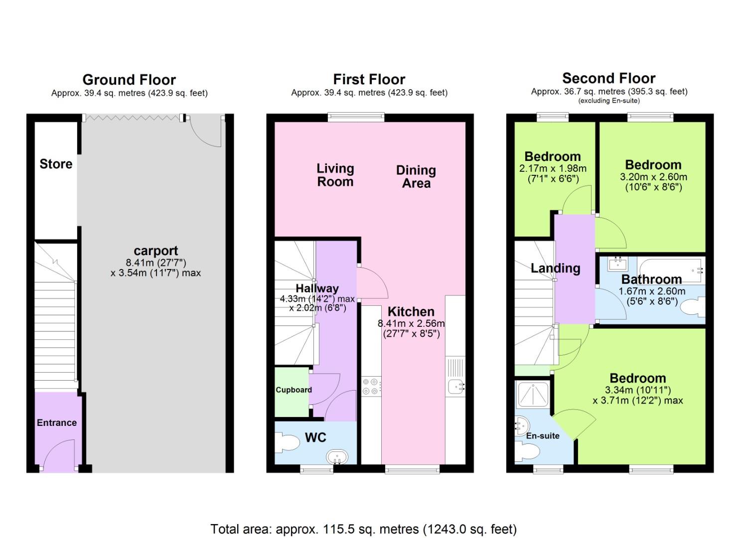 The Clarendon, Plot 14 Keepmoat, Chateau Mews, Wilford Lane, Nottingham floorplan