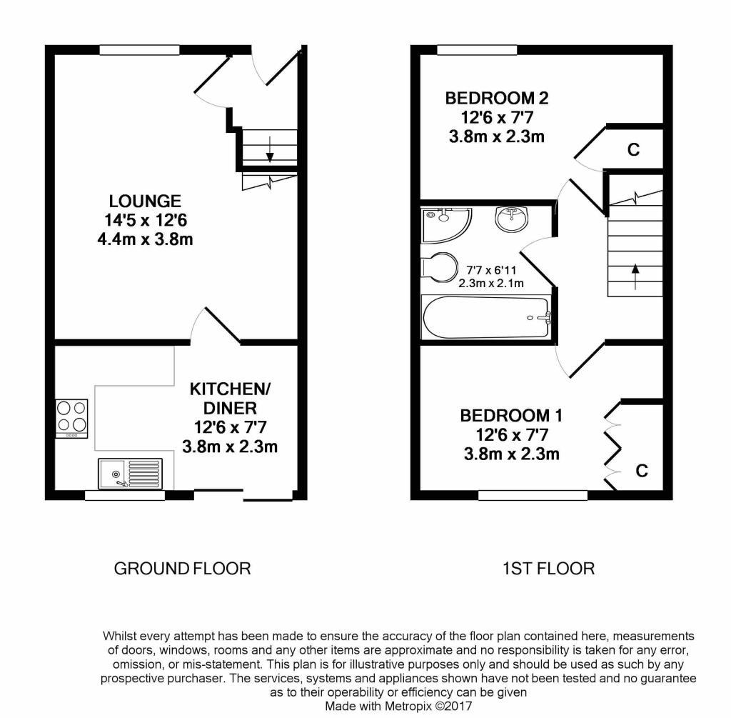 2 Bedrooms Terraced house to rent in Clover End, Castle Meadow, Buckingham MK18