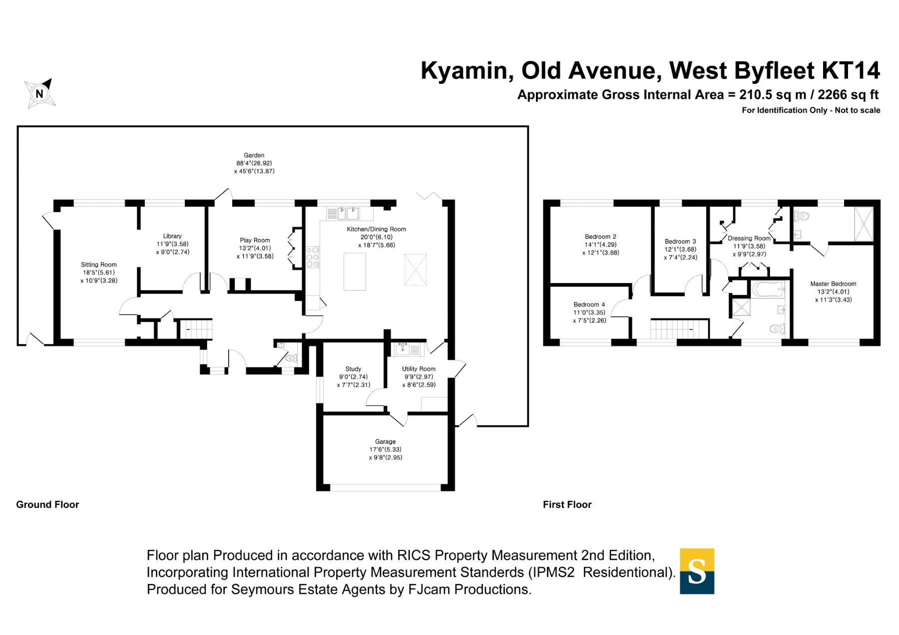 Kyamin,, Old Avenue, Surrey floorplan