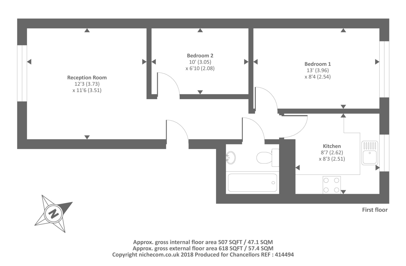 2 Bedrooms Flat to rent in Whitley Close, Staines-Upon-Thames TW19