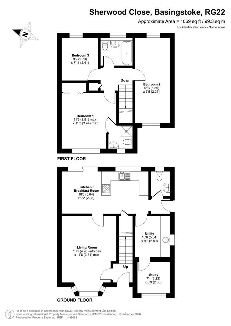22, Sherwood Close, Basingstoke floorplan