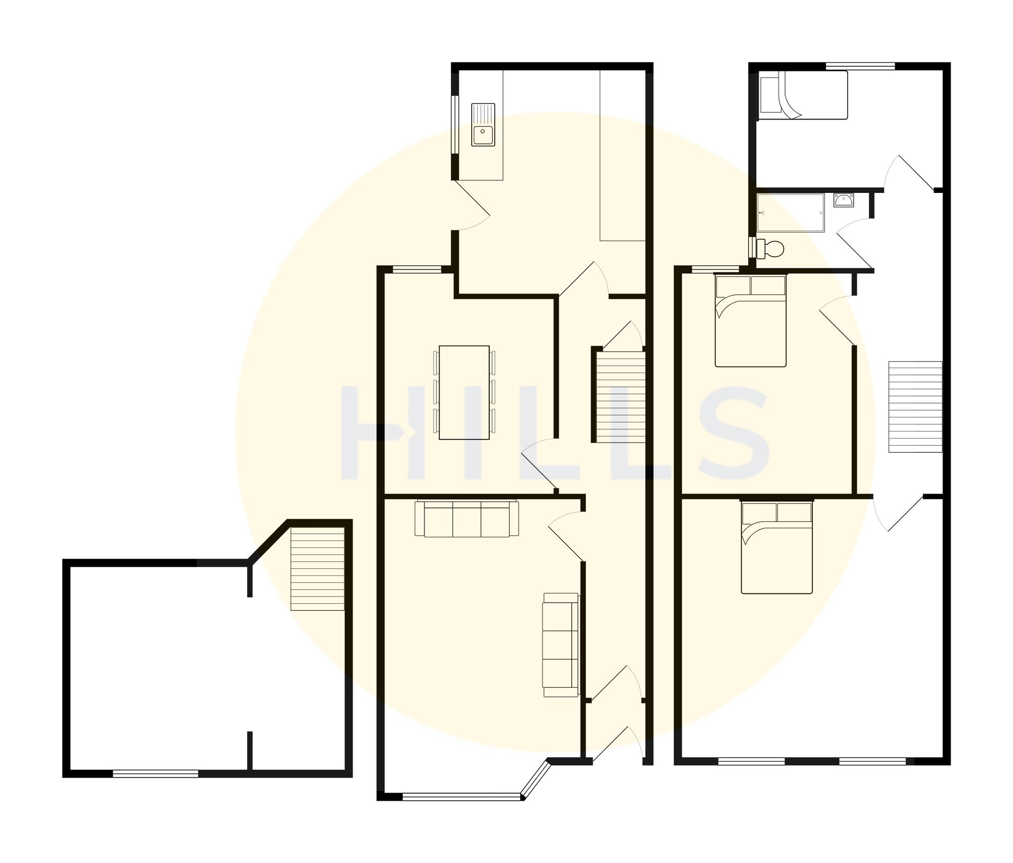 11 Trenant Road, Salford floorplan