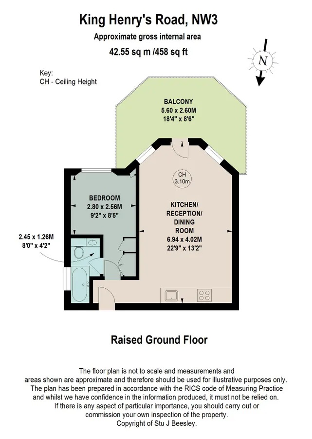 King Henrys Road, London floorplan
