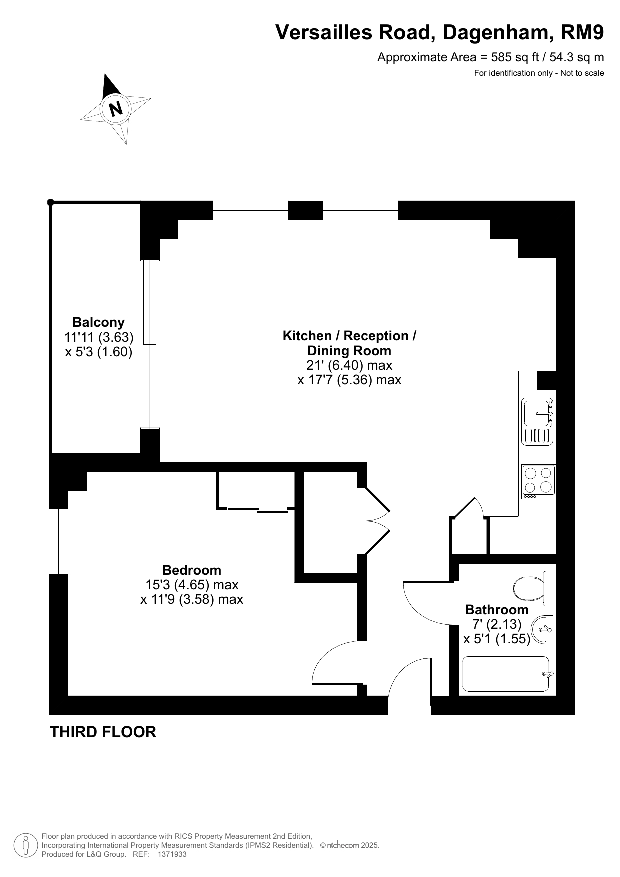 Versailles Road, Beam Park floorplan