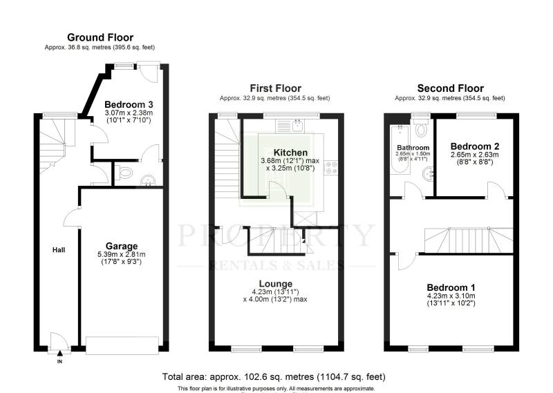 Lushington Lane, Eastbourne BN21, 3 bedroom town house for sale