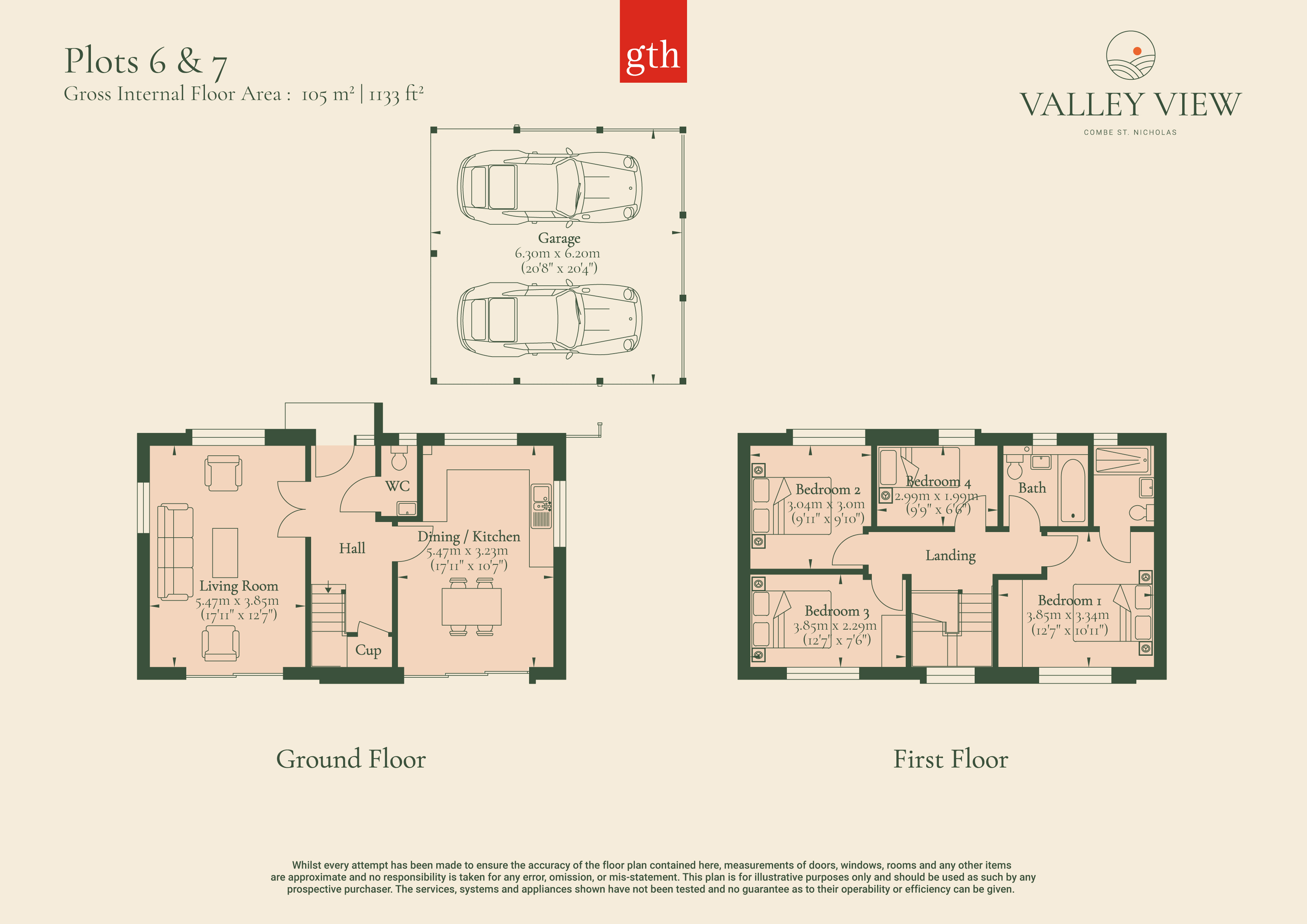 Plot 6 Valley View,, Plot 6 Valley View, Chard floorplan
