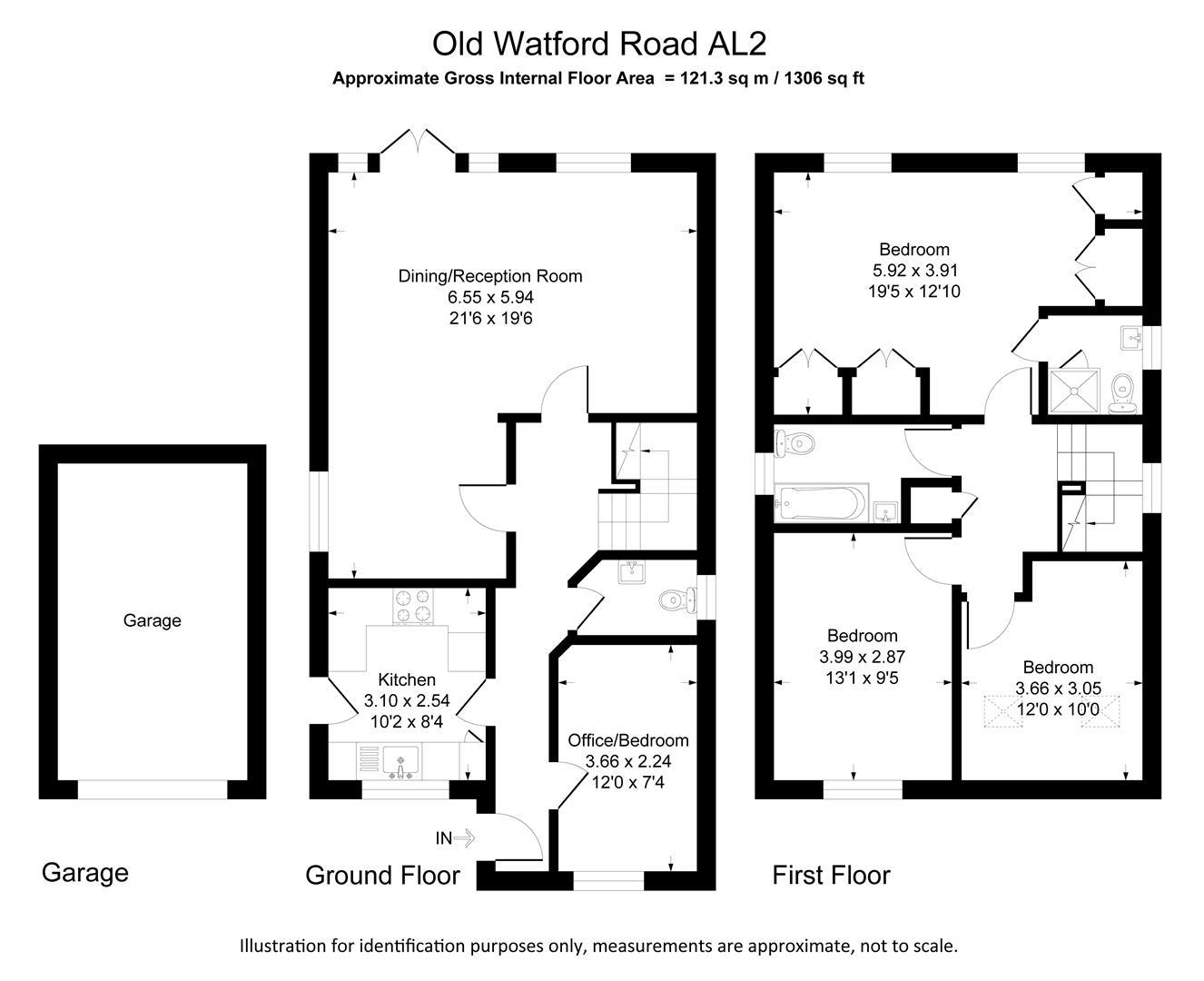 105a, Old Watford Road, St. Albans floorplan
