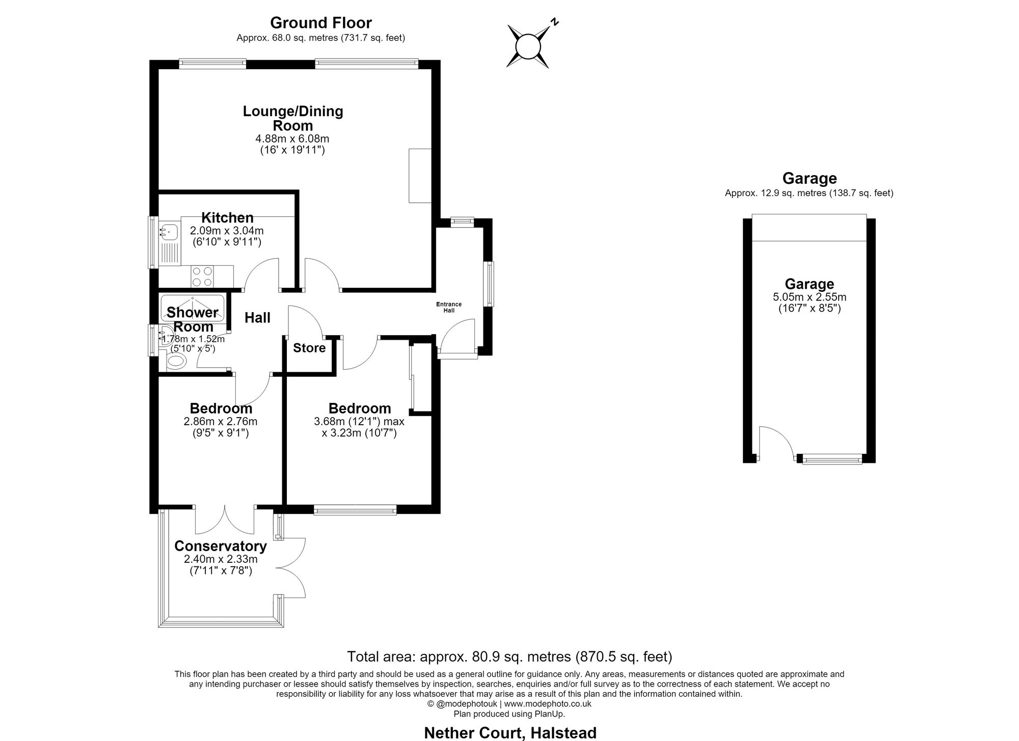 91 Nether Court, Halstead floorplan