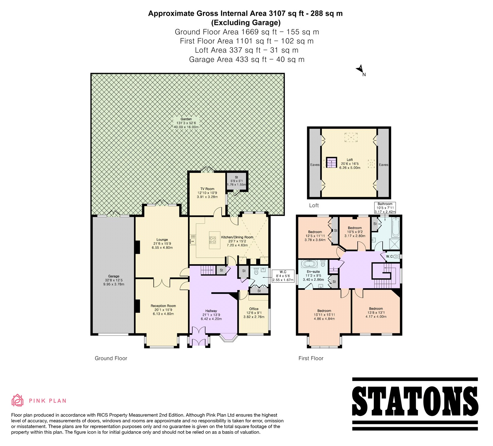 90, Galley Lane, Hertfordshire floorplan