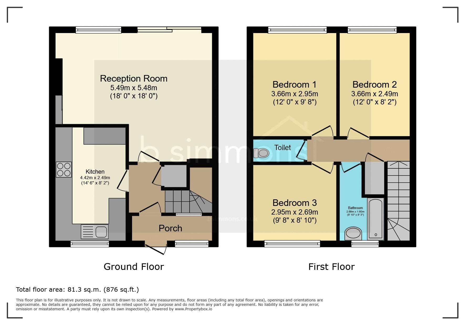3, Willow Close, Slough floorplan