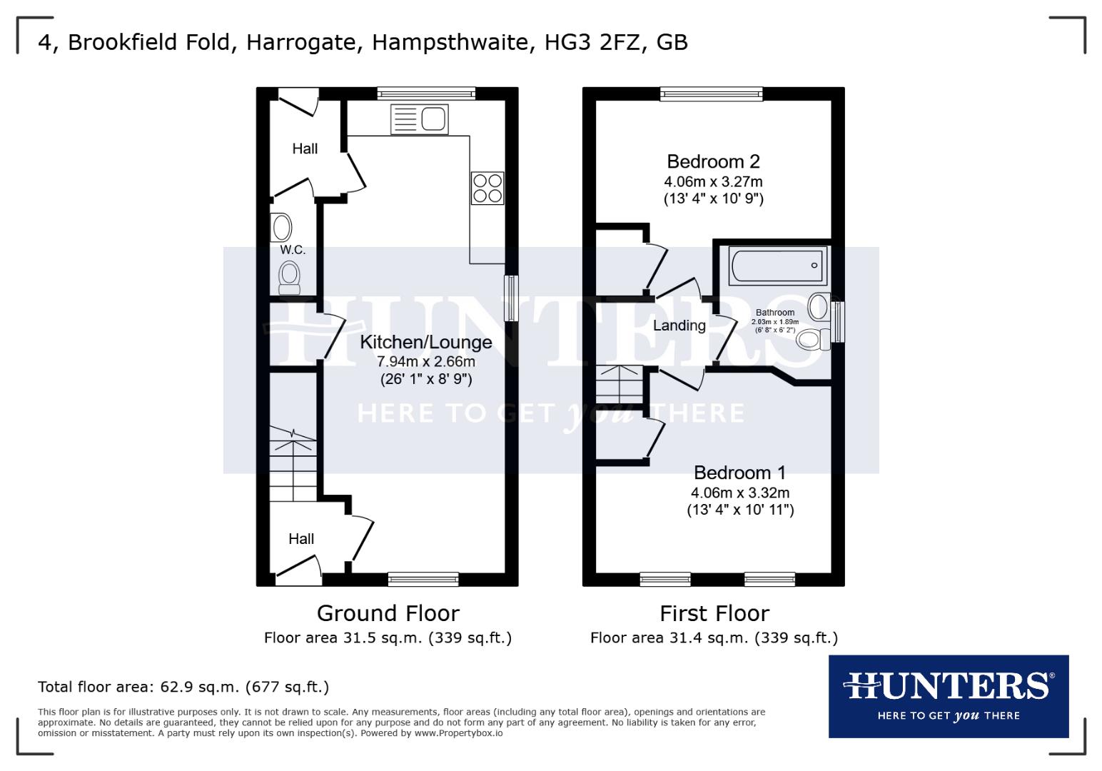 4, Brookfield Fold, Harrogate floorplan