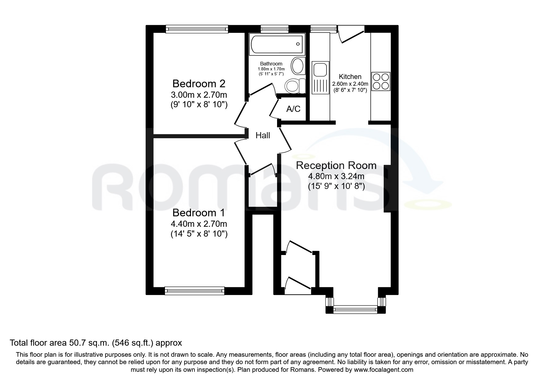 50, Lysander Close, Reading floorplan