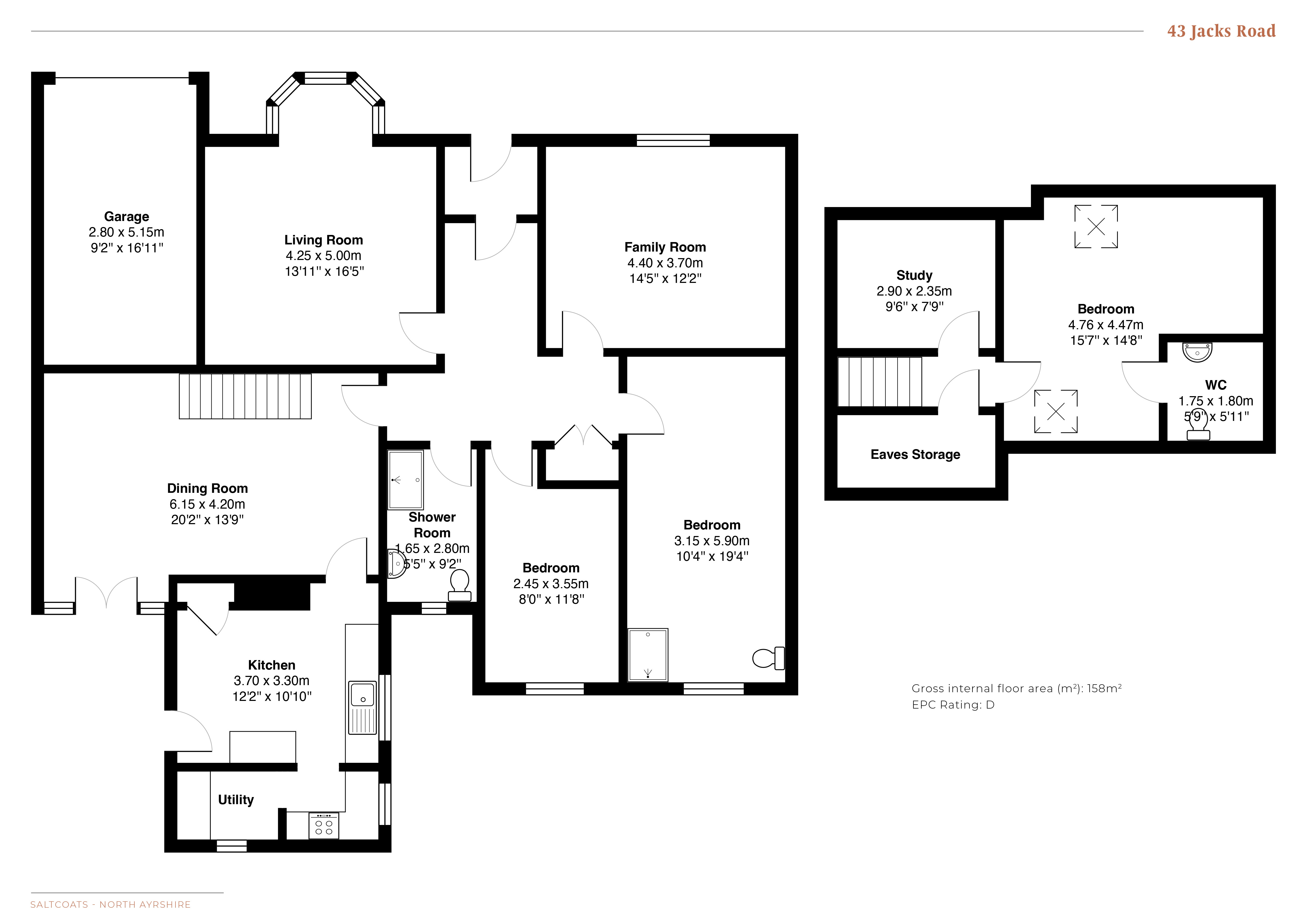 Jacks Road, Saltcoats floorplan