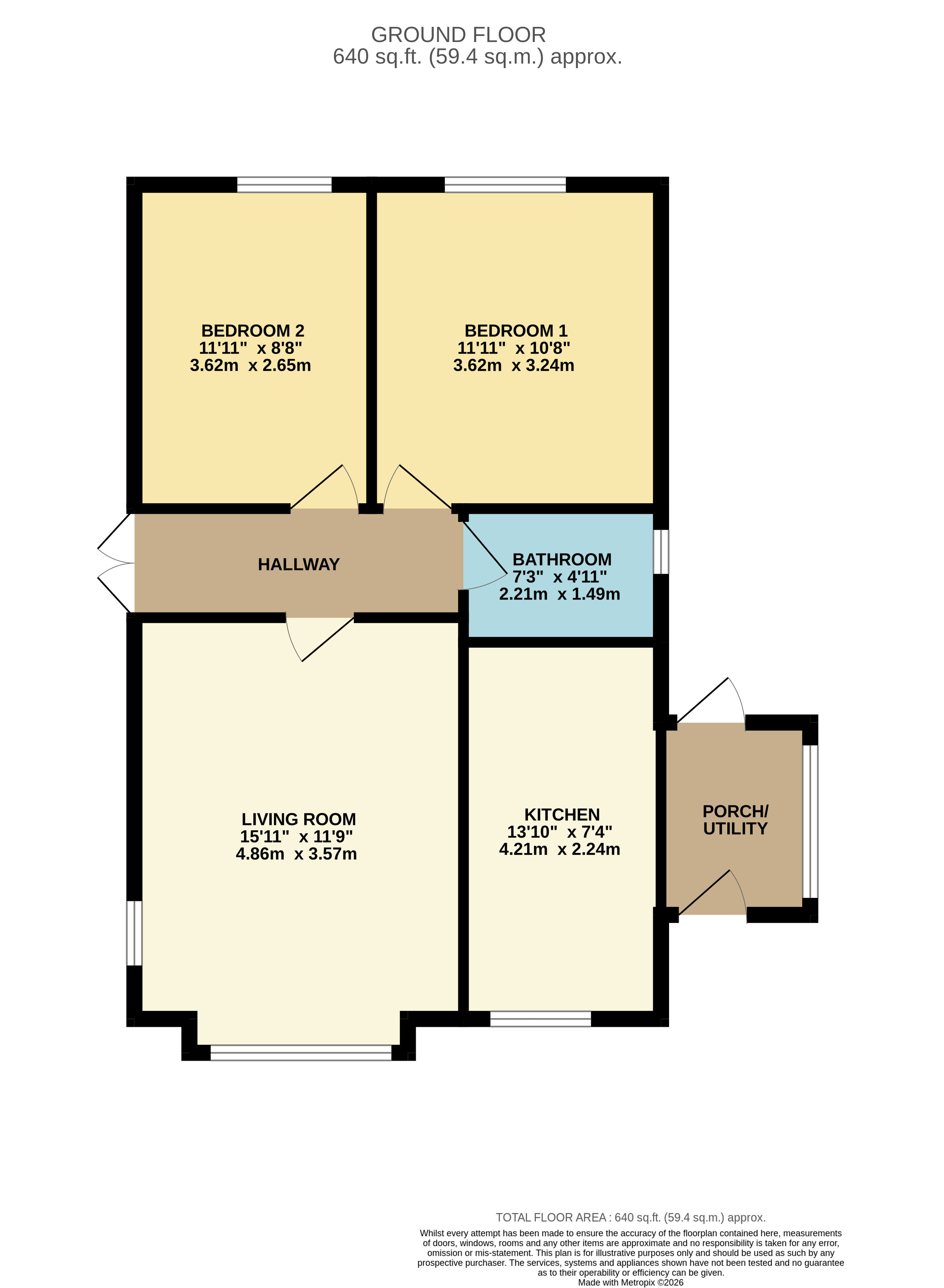 37, Meadow Road, Ripley floorplan