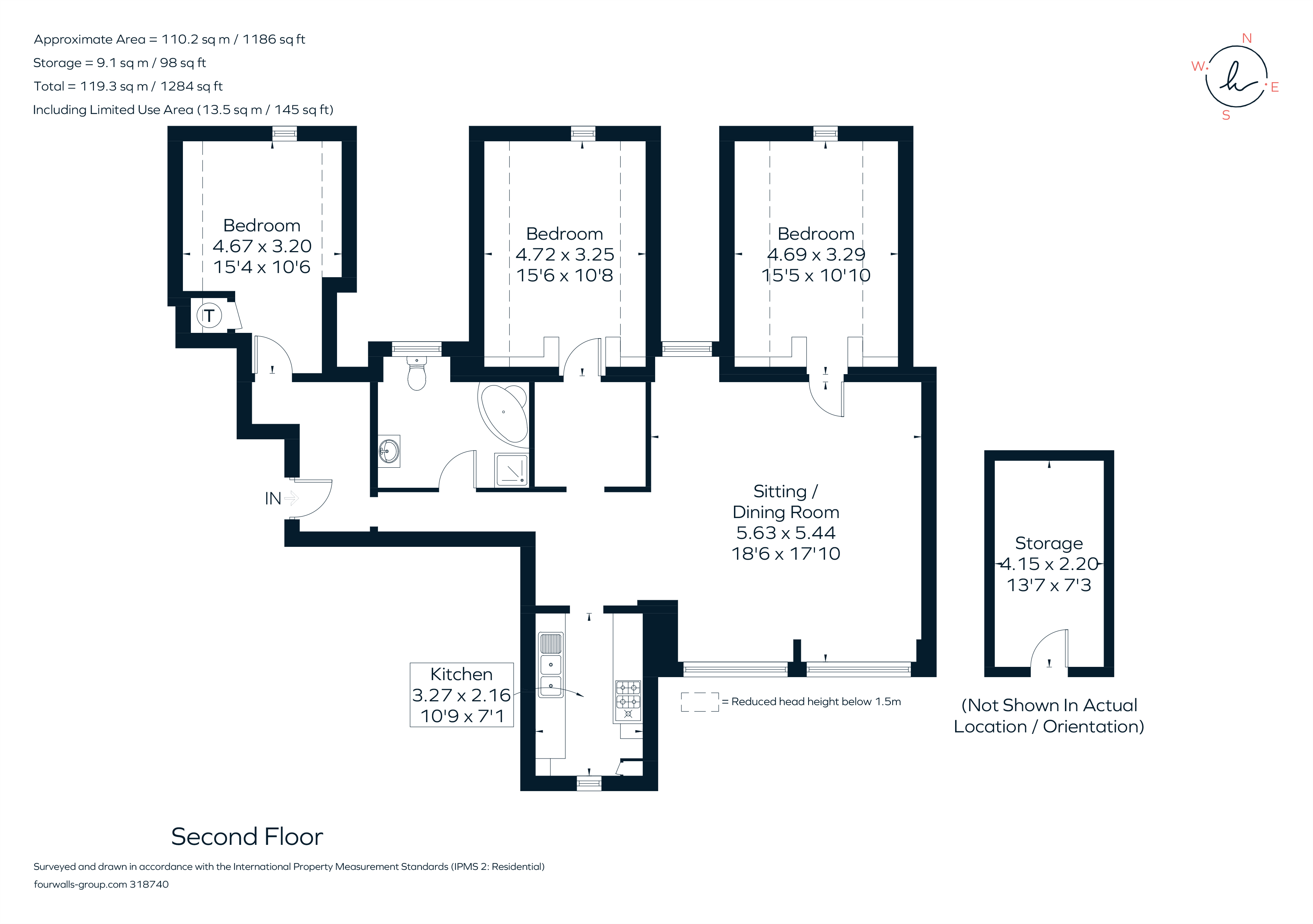 Goodwyns Place, Dorking, Surrey RH4, 3 bedroom flat for sale 64793519
