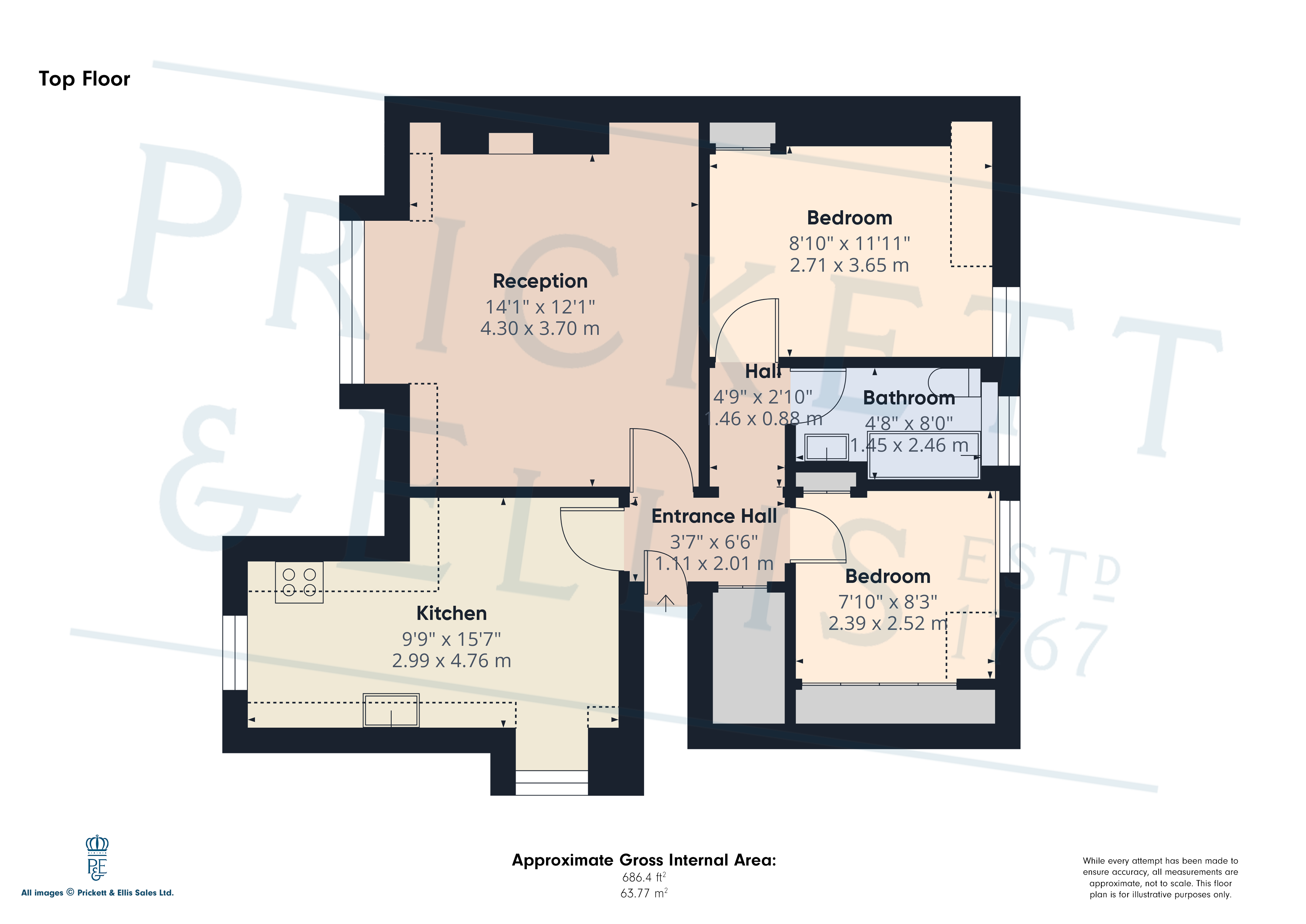 Flat 8,, Ailanthus House, Highgate floorplan
