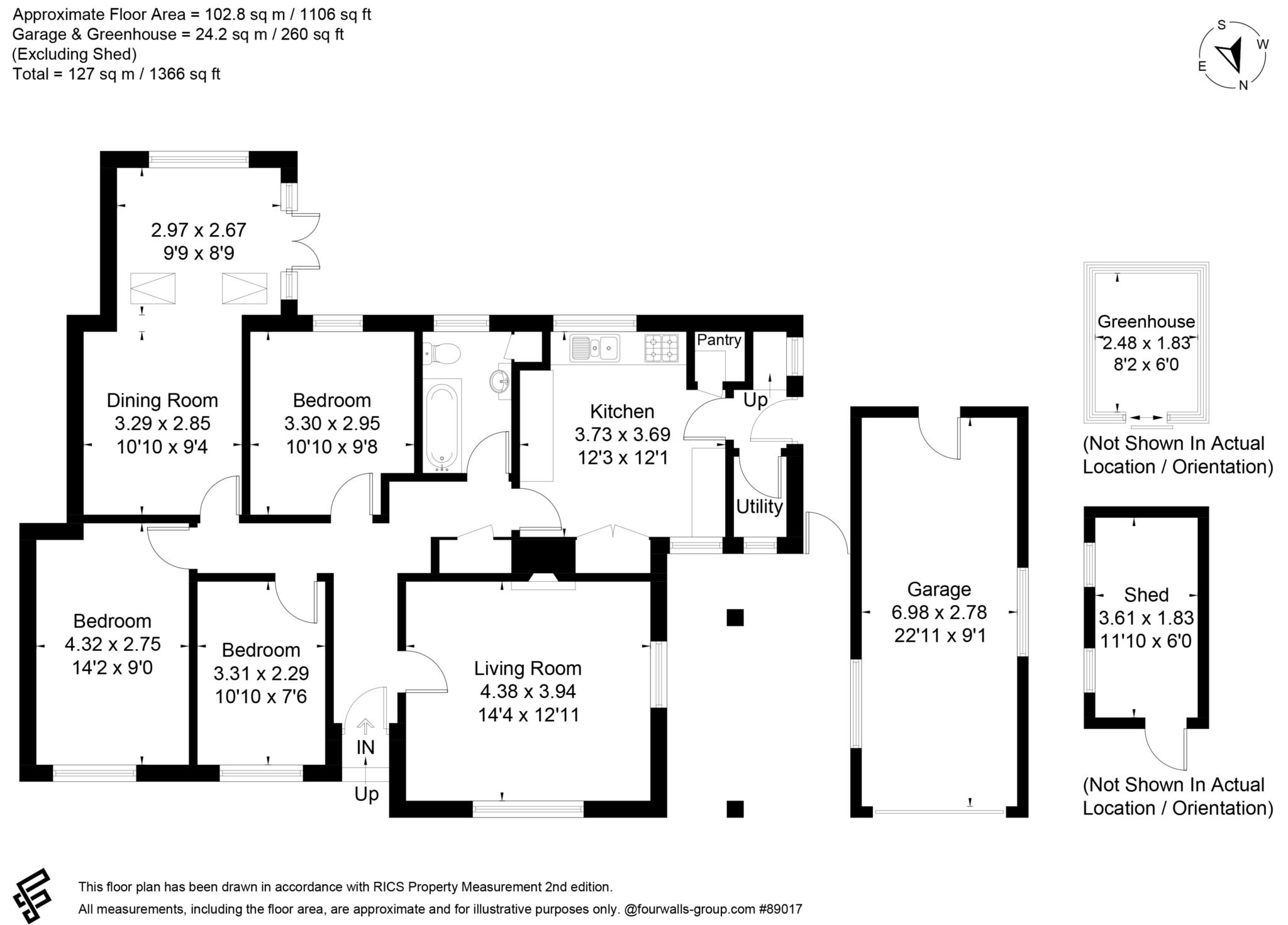2, Dene Farm Cottages, Marlborough floorplan