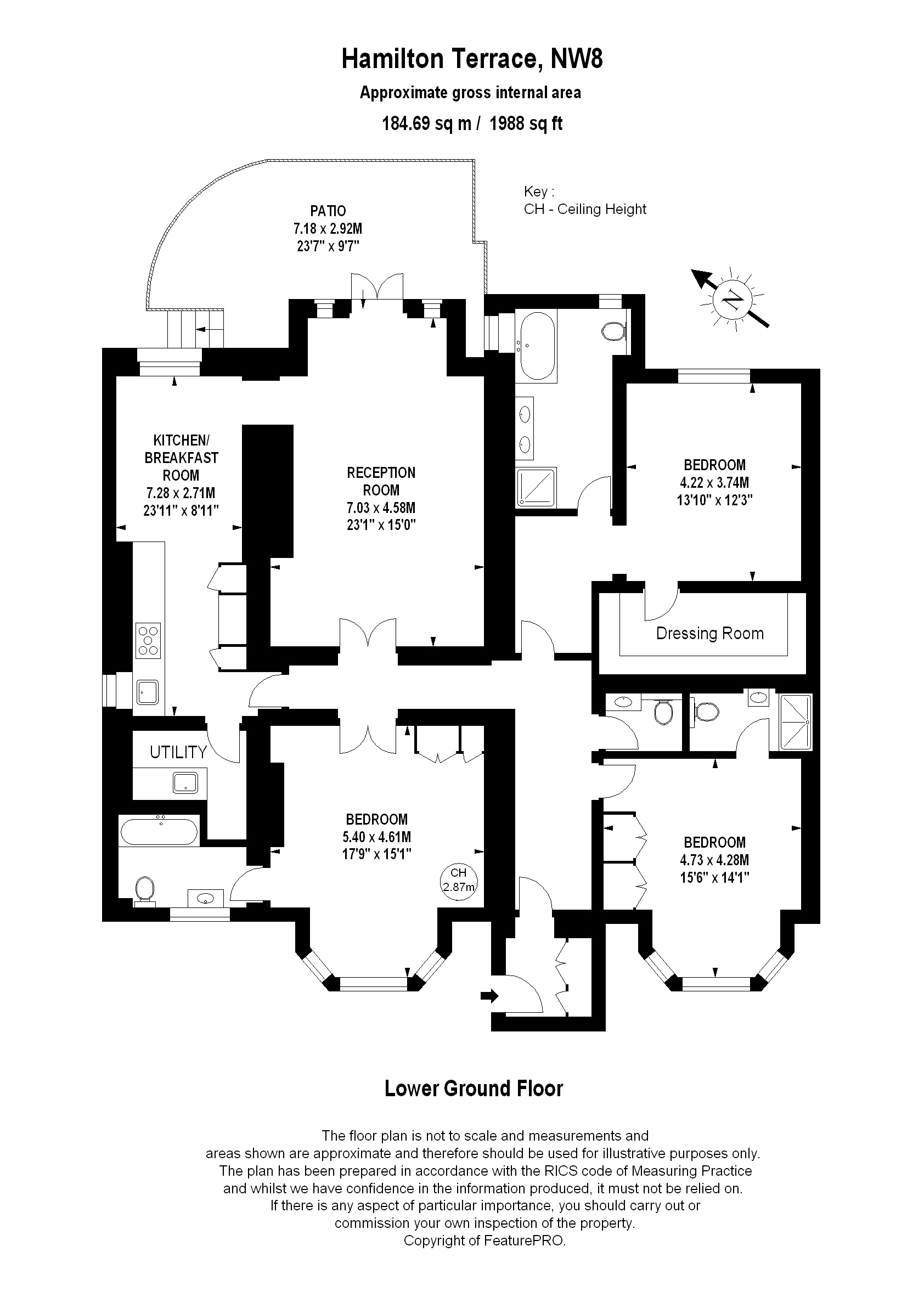 3 Bedrooms Flat for sale in Hamilton Terrace, St Johns Wood, London NW8