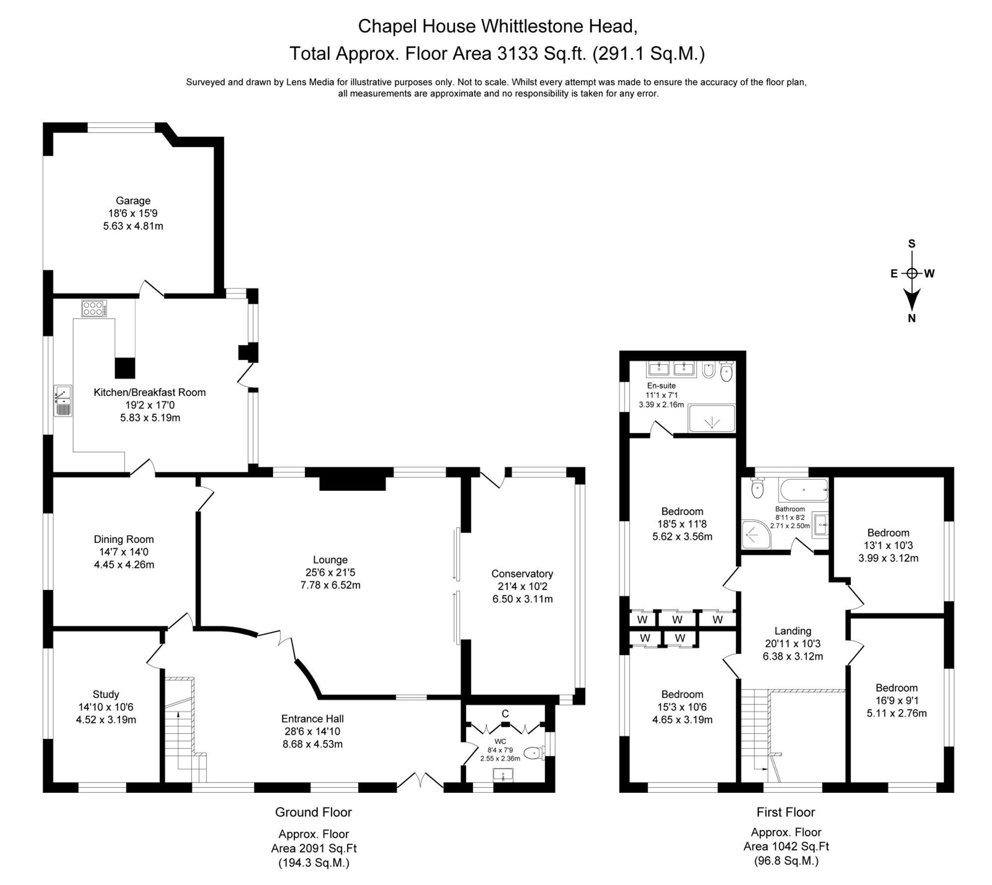 Chapel House Whittlestone Head, Darwen floorplan