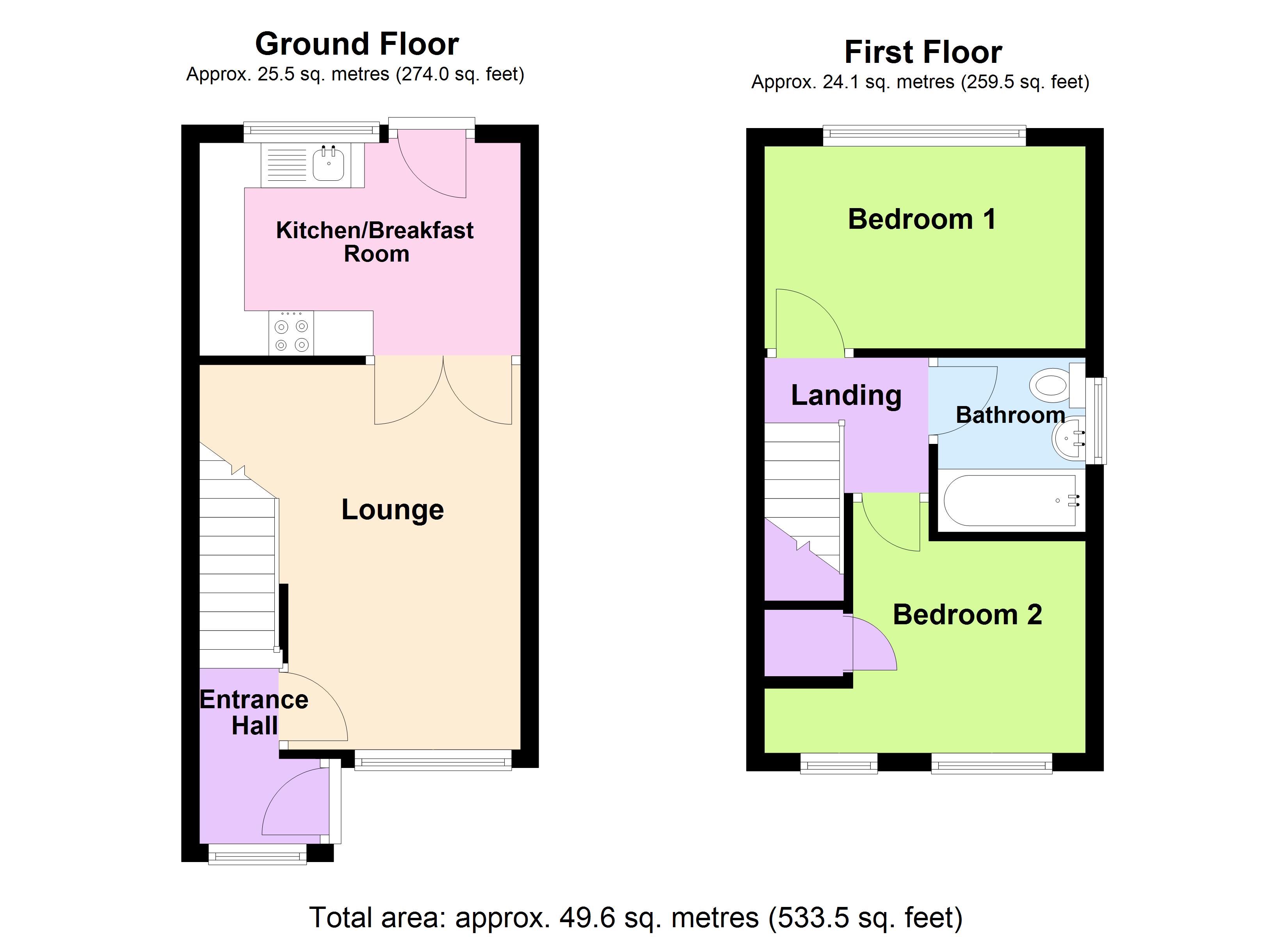 10, Willow Drive, Marchwood floorplan