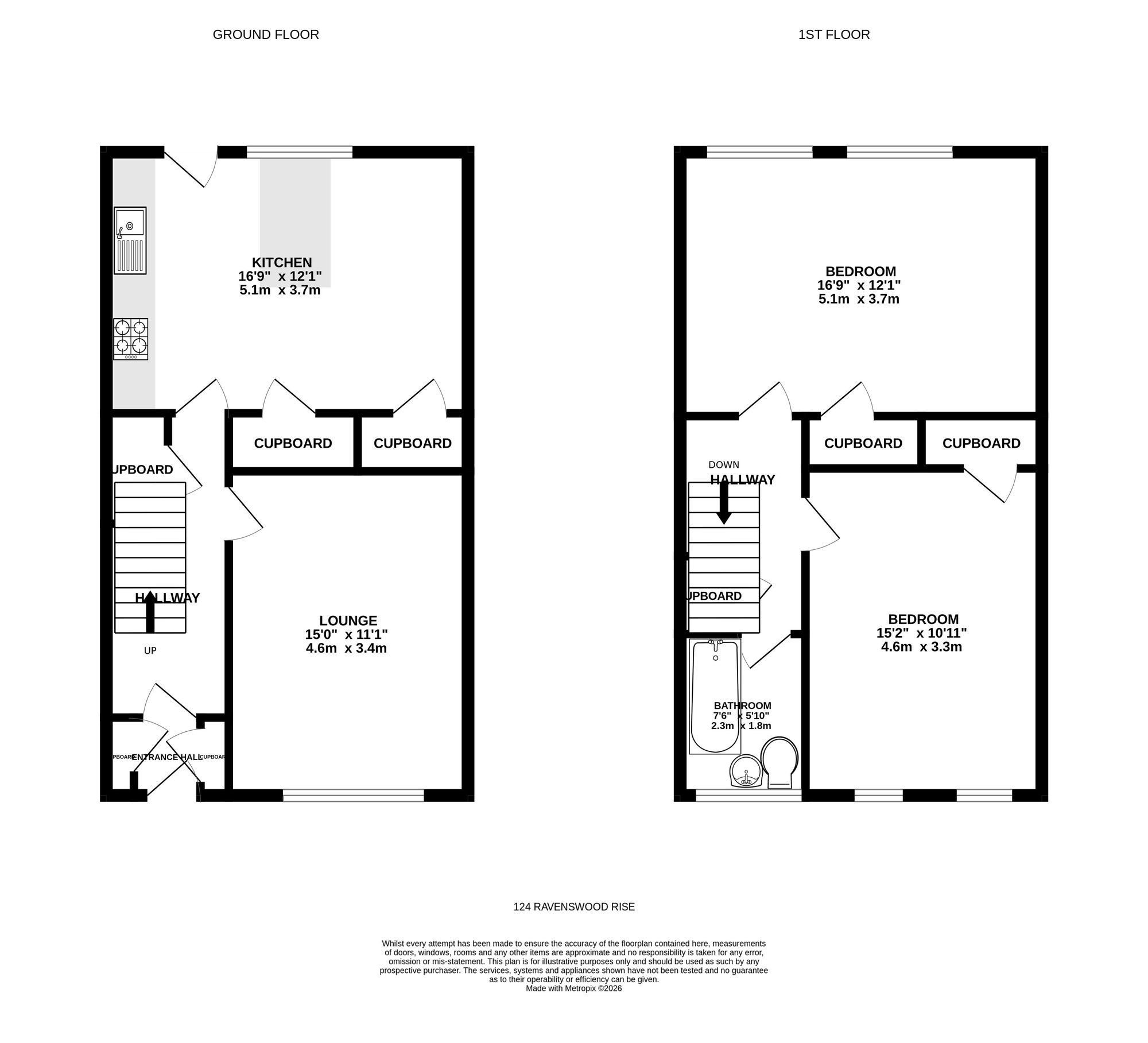 124 Ravenswood Rise, Livingston floorplan