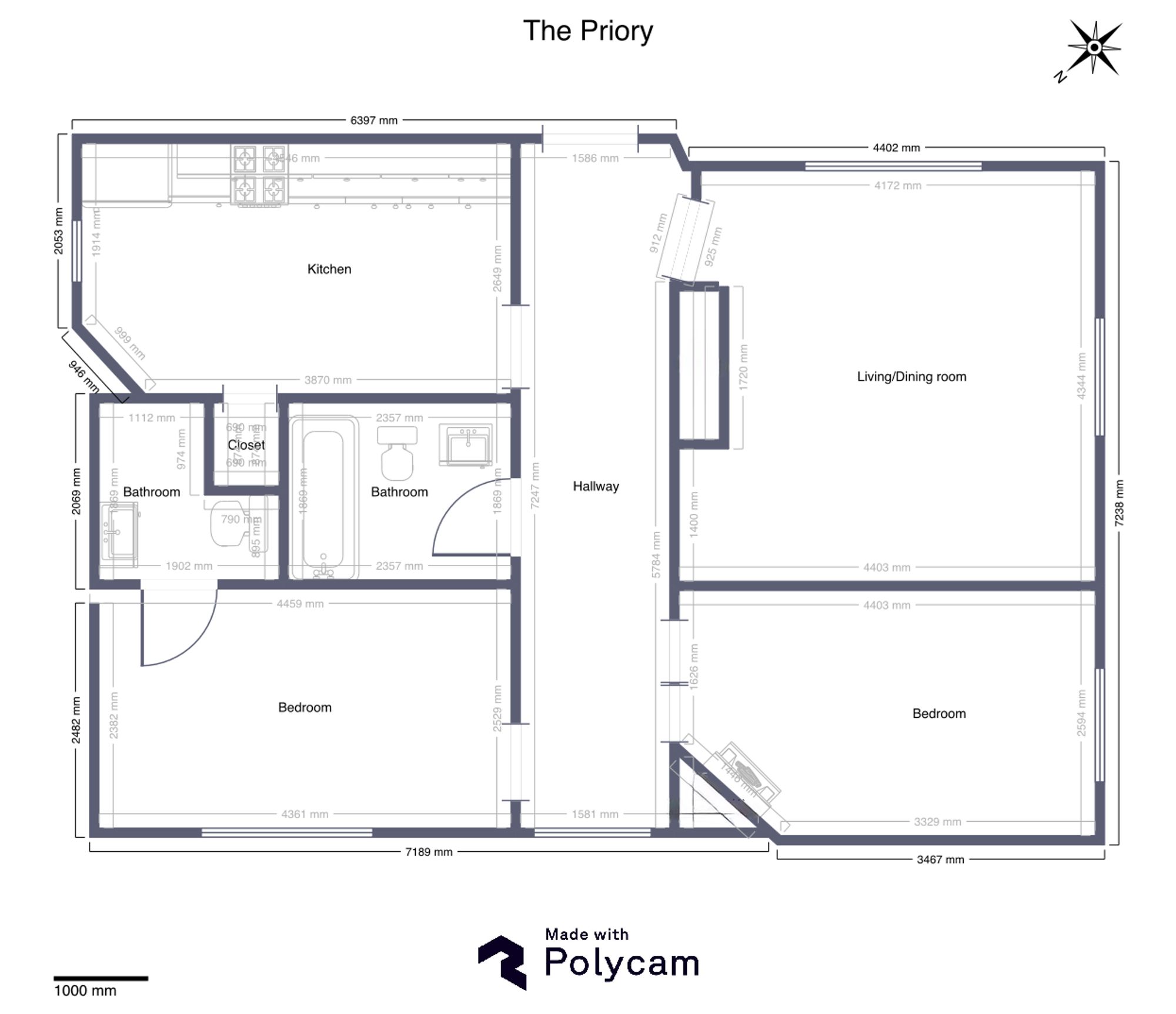 Flat 2 The Priory Syresham Gardens, The Priory Syresham Gardens, Haywards Heath floorplan