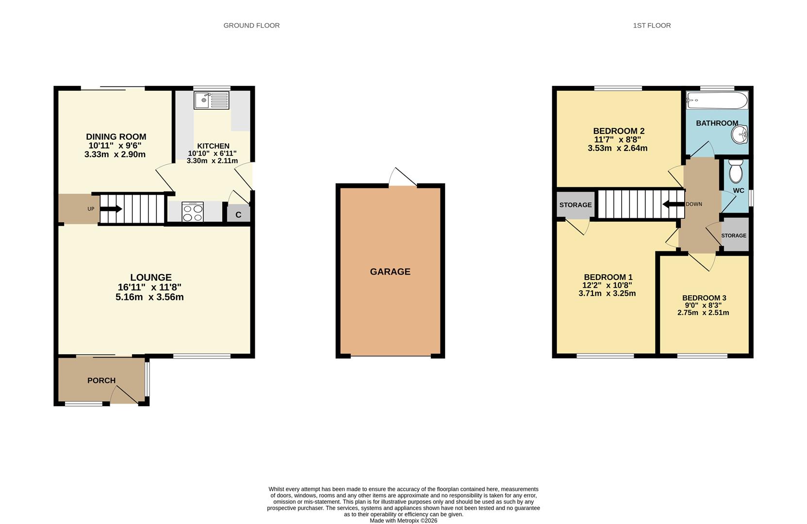 3, Kiln Close, Norwich floorplan
