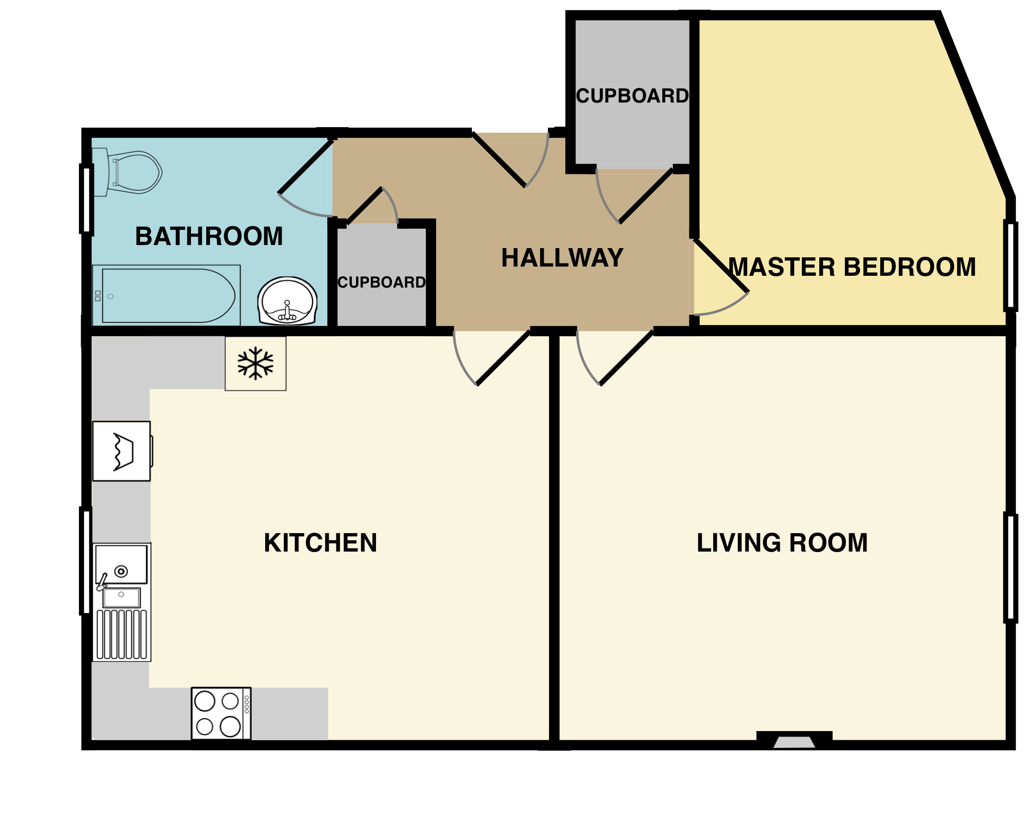 Rosemount Place, Aberdeen, Aberdeenshire AB25, 1 bedroom flat for sale