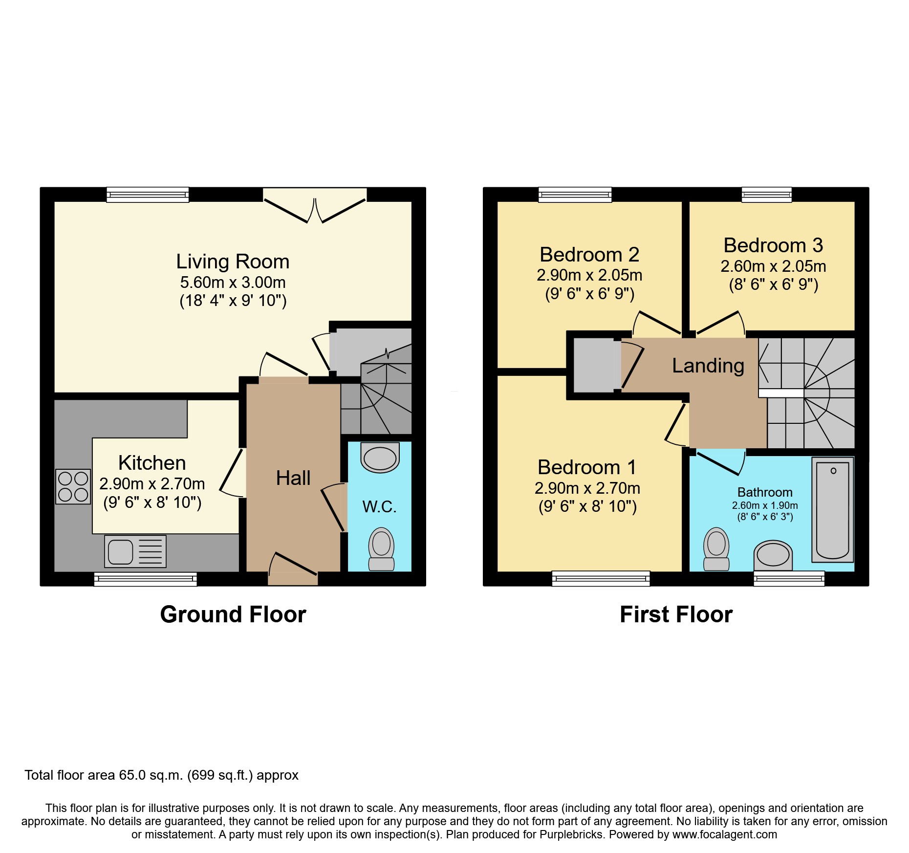 17, Furlong Close, Corby floorplan