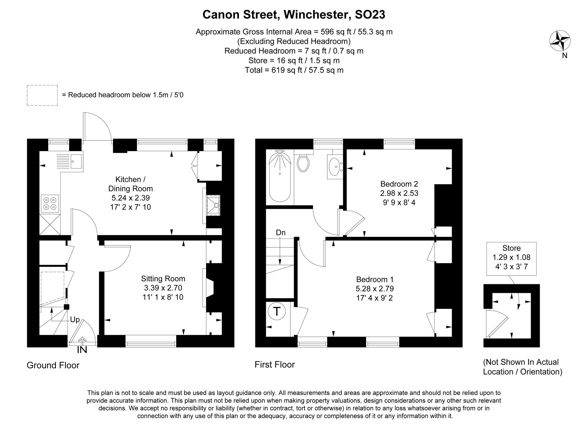65 Canon Street, Winchester floorplan