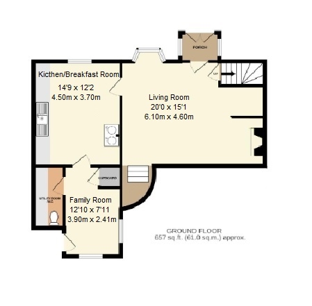 Witch Farm Cottage, Buckerell Devon, Buckerell floorplan