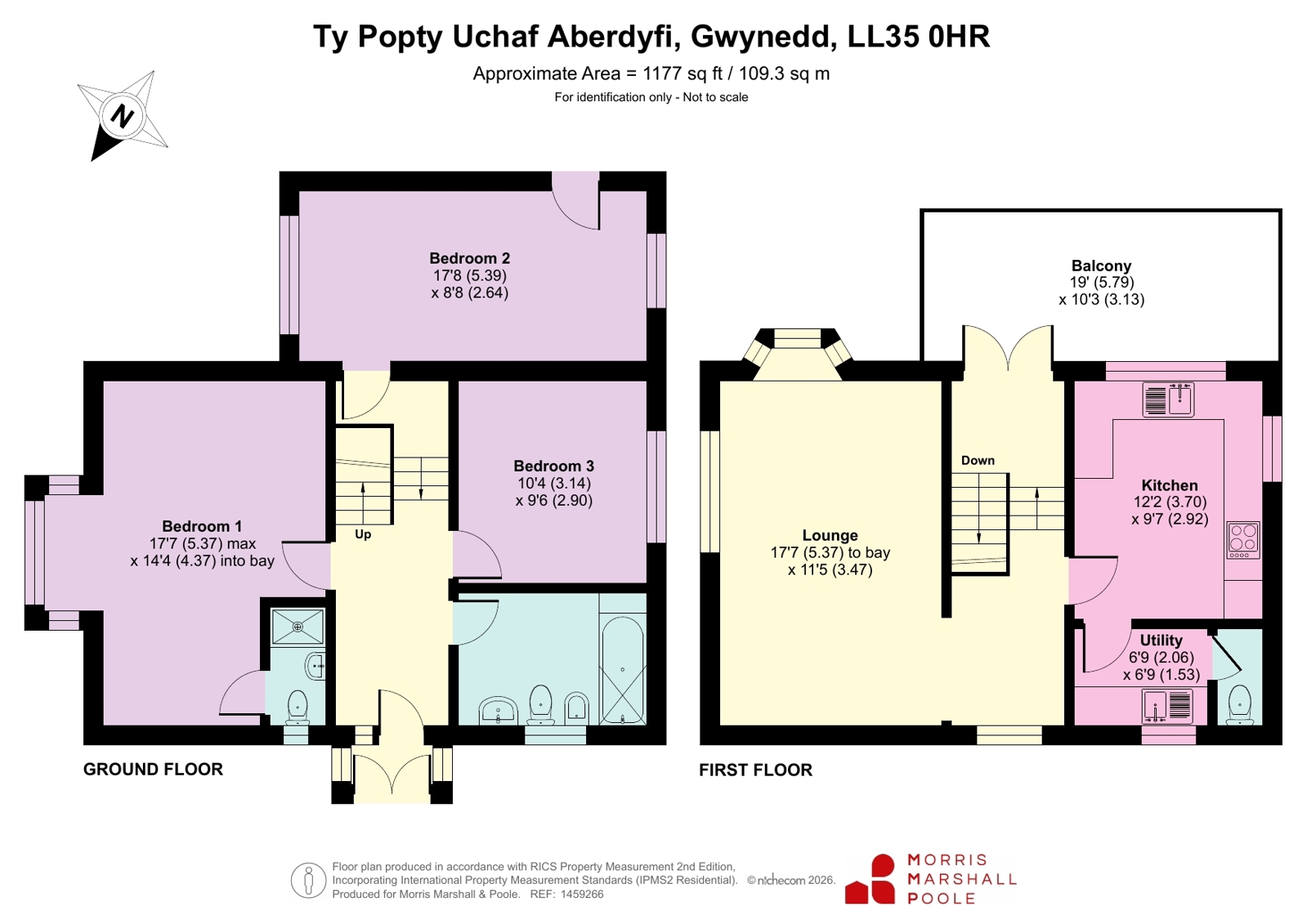 Ty Popty Uchaf,, Ty Popty Uchaf, Gwynedd floorplan