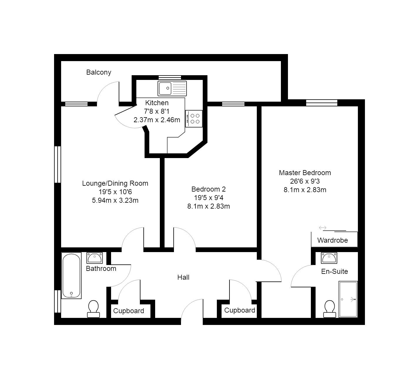 2 Bedrooms Flat for sale in Waterside Lodge, Bradford Street, Central Tonbridge TN9