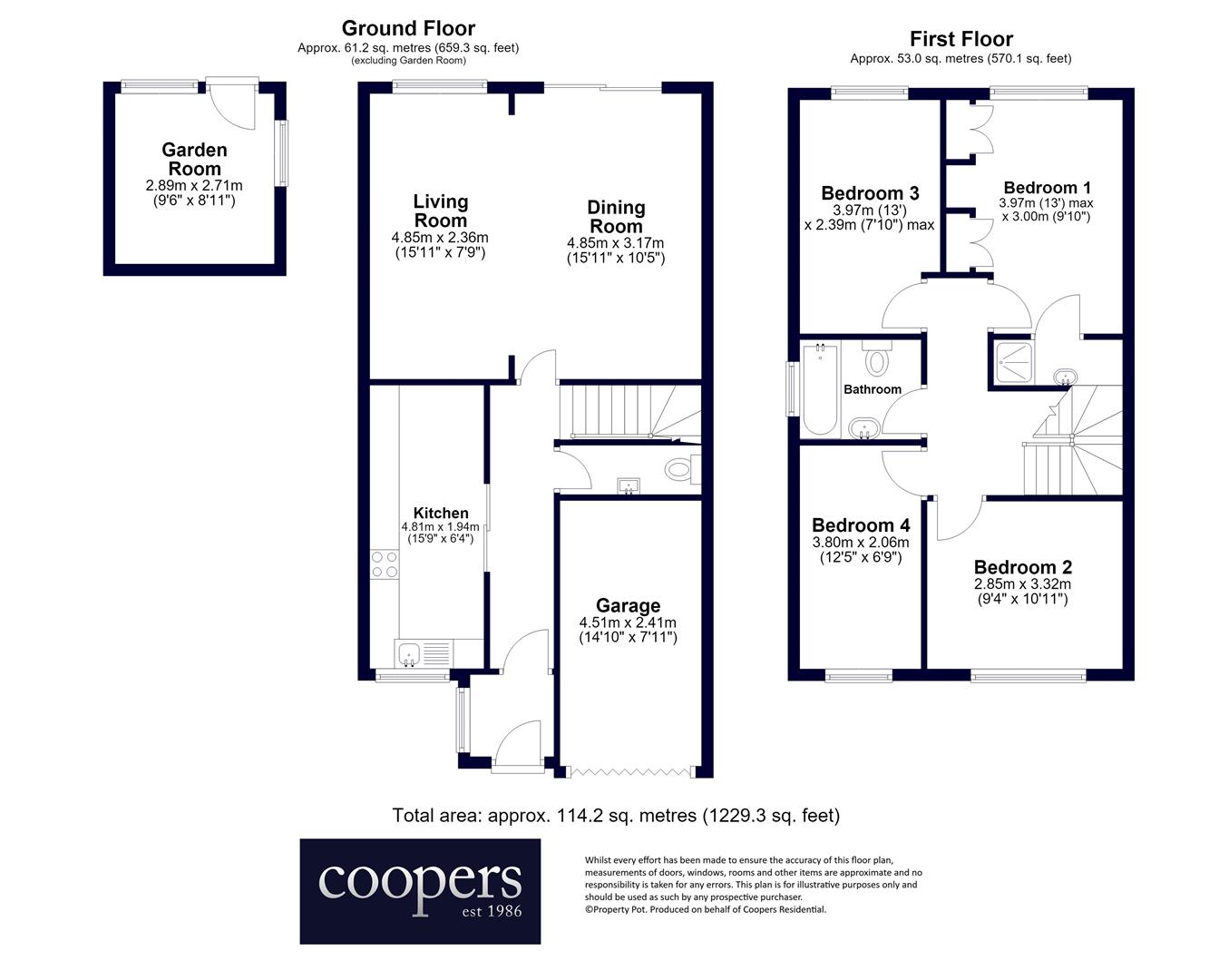 3, Poplars Close, Ruislip floorplan