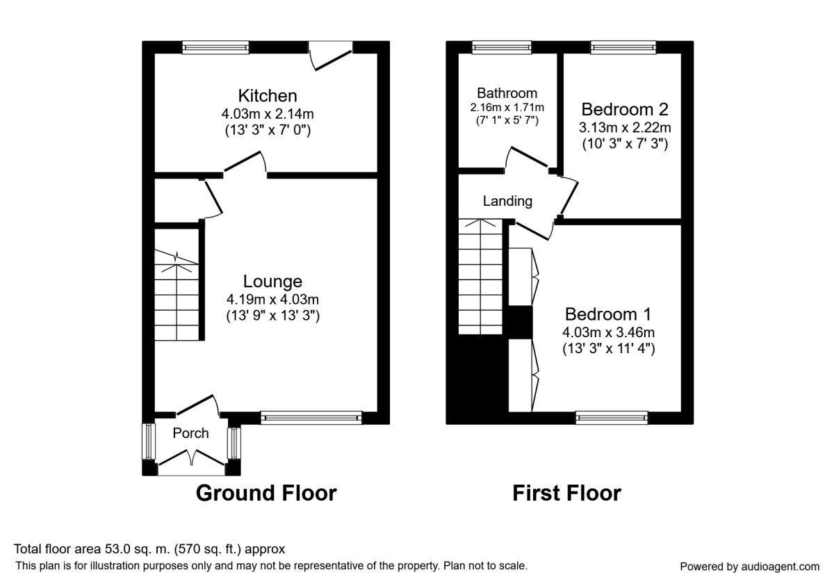 2 Bedrooms Terraced house to rent in Yeoman Close, Hazel Grove, Stockport SK7