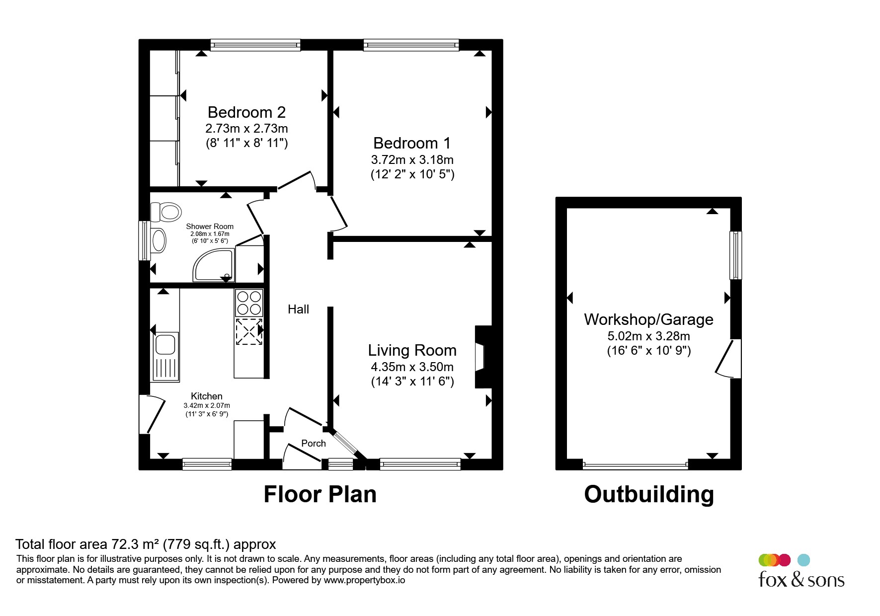 Downside Avenue, Worthing floorplan