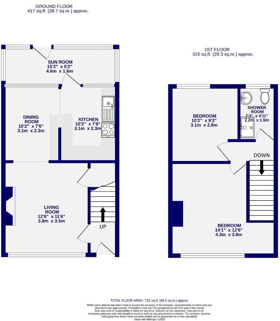 11, Laburnum Garth, York floorplan