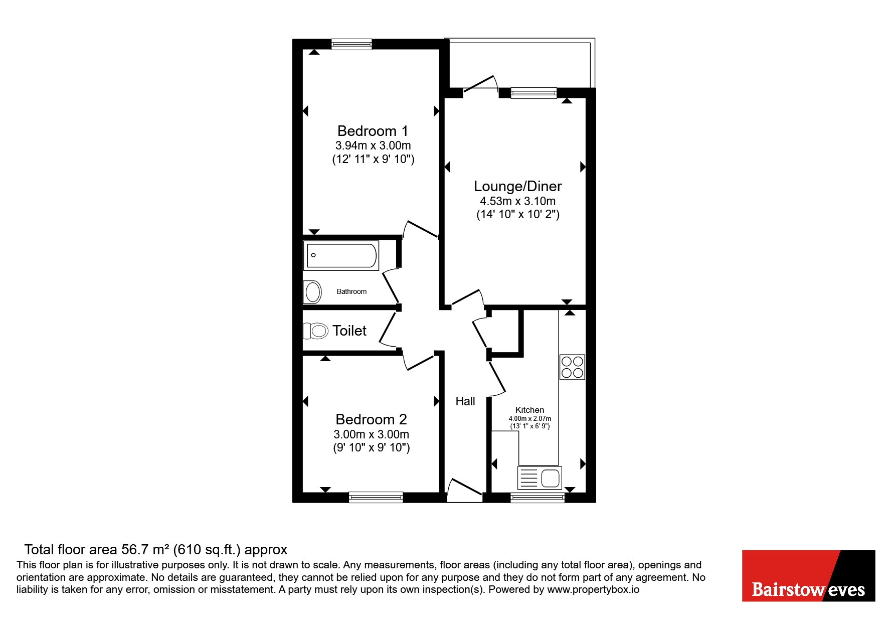 7C,, High Street, Surrey floorplan