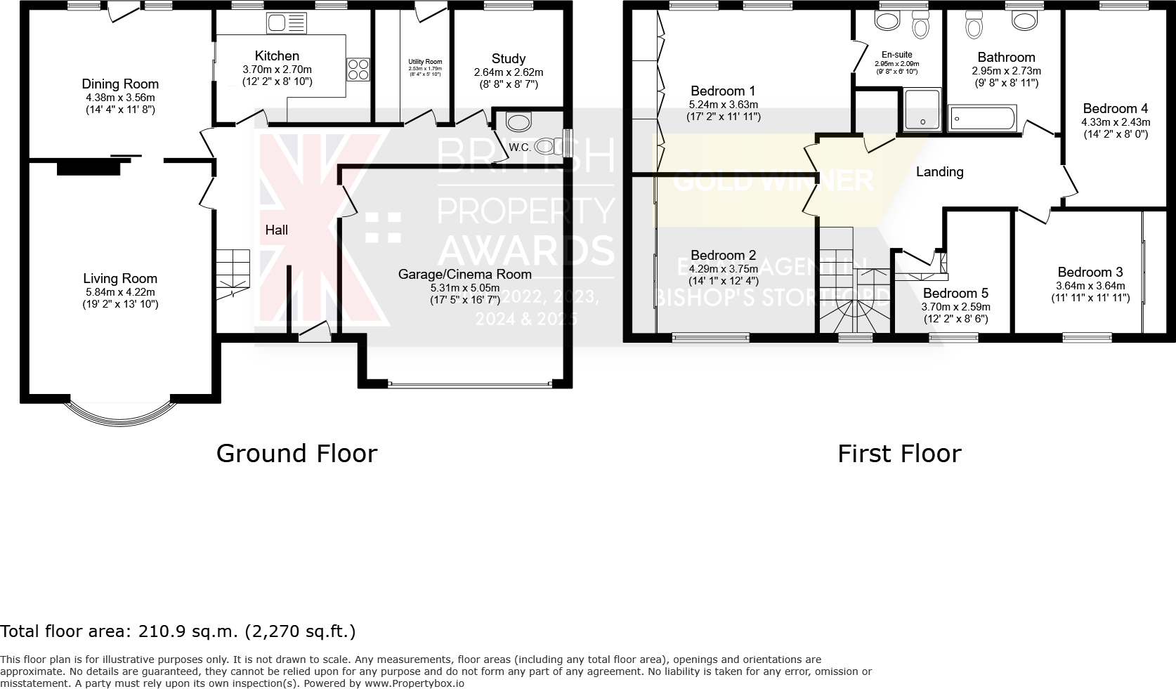 6, Harrisons, Birchanger floorplan