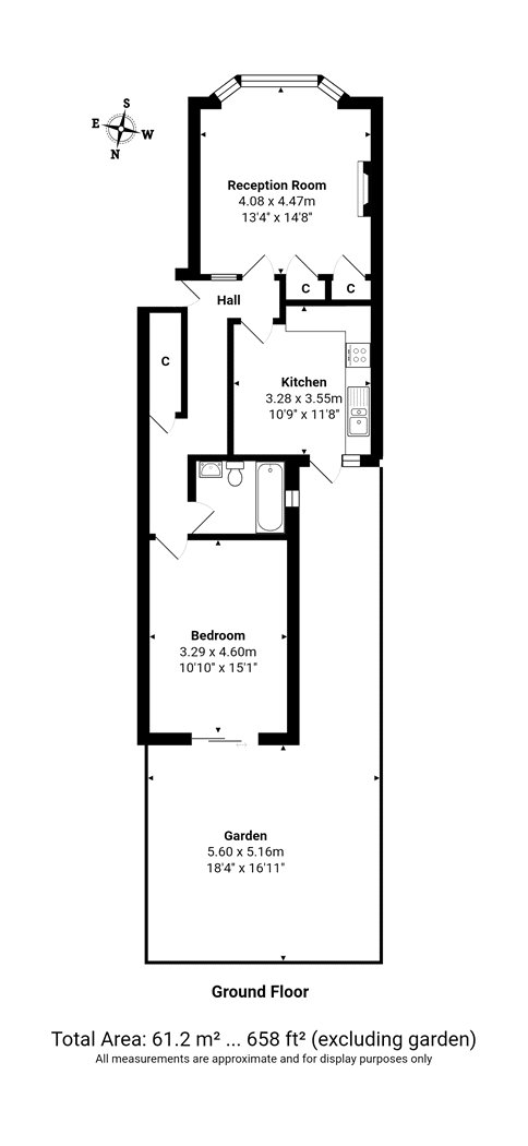 1 Bedrooms Flat to rent in Montrose Avenue, London NW6