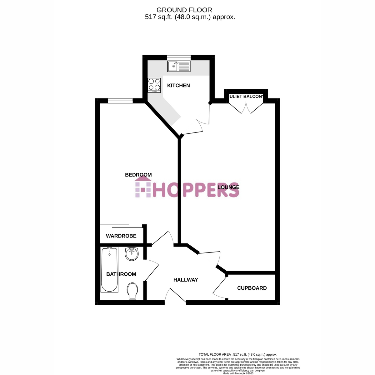 Grangemuir Court, Prestwick KA9, 1 bedroom flat for sale 65374082