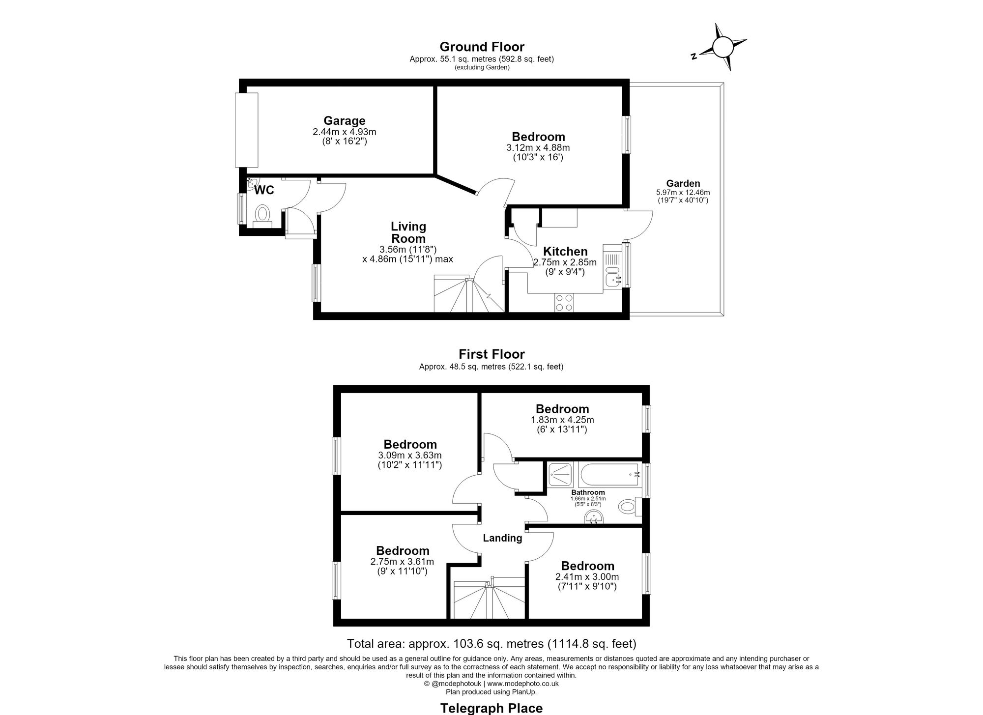 126 Telegraph Place, London floorplan