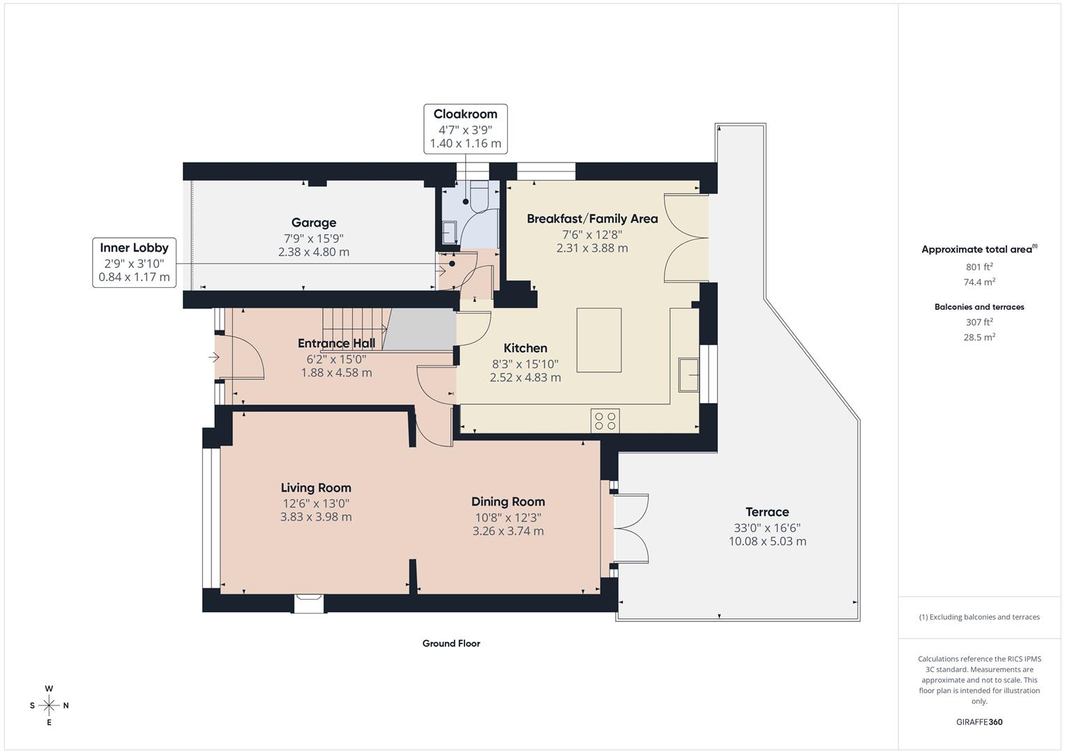 36, Western Avenue, Easton on the Hill floorplan