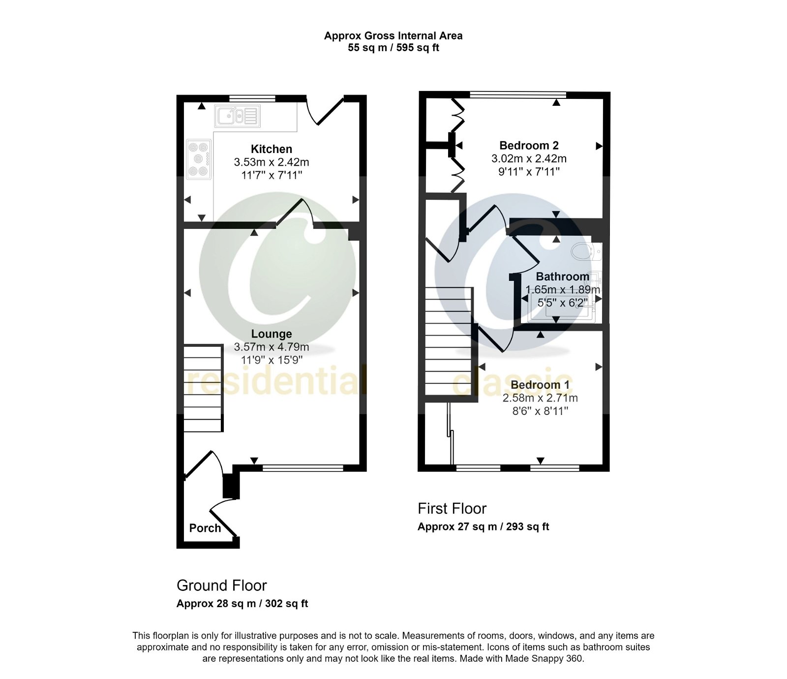 Cannock Road, Cannock WS11, 2 bedroom terraced house for sale