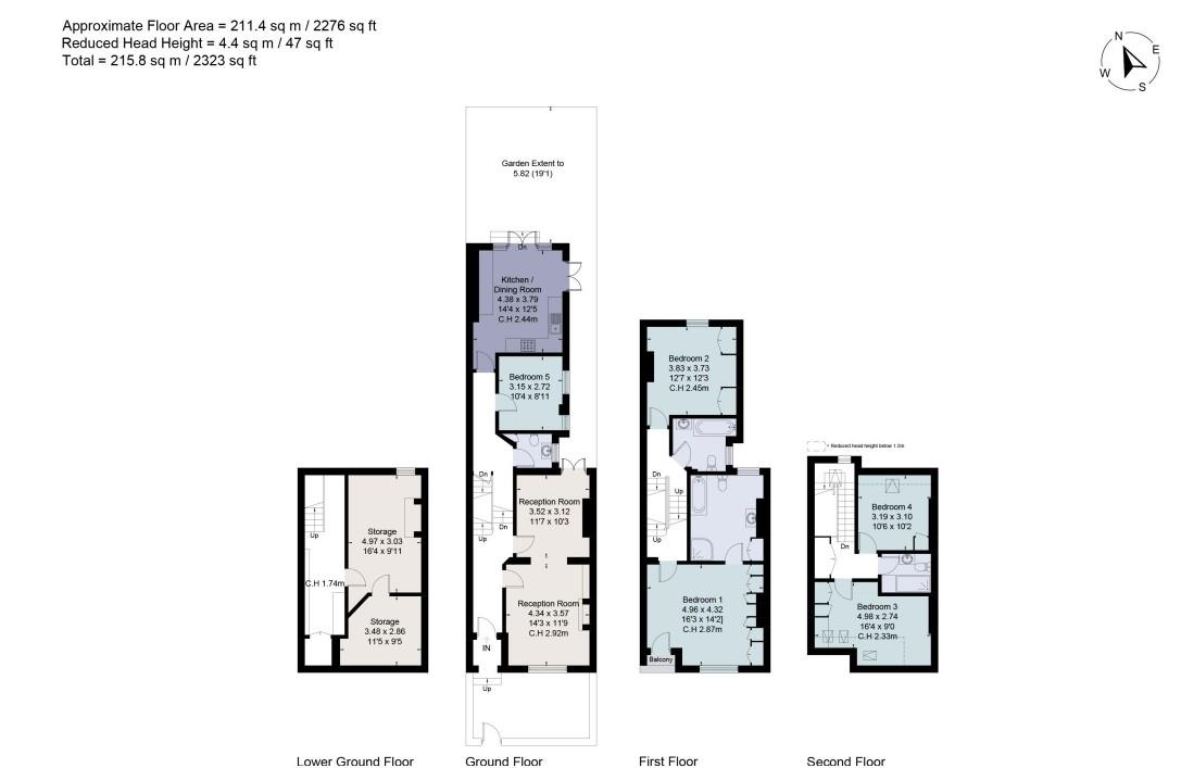 39, Bowerdean Street, London floorplan